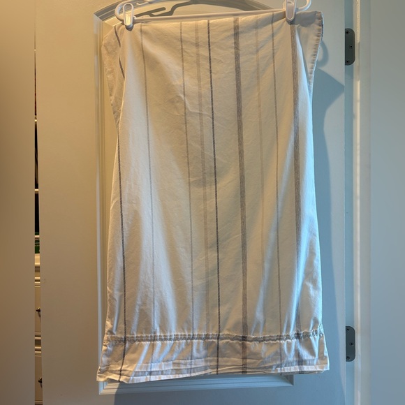 Hearth & Hand with Magnolia Striped White and Gray Bedding Set King Size - Picture 8 of 13